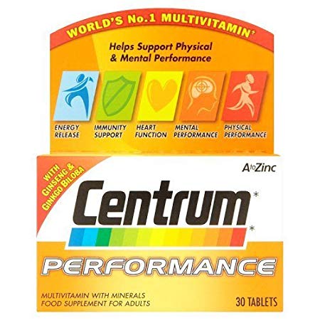 Centrum Performance A-Z Multivitamins with Minerals, 30 Tablets