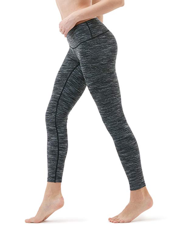 Tesla Yoga Pants Mid-Waist Leggings w Hidden Pocket FYP51/FYP41