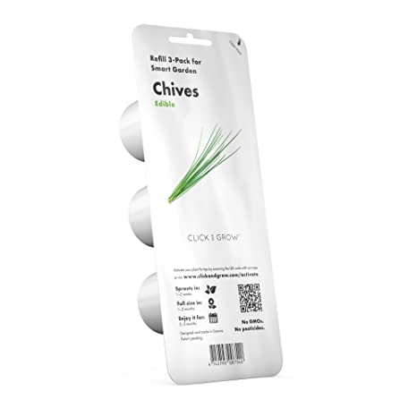 Click and Grow Smart Garden Chives Plant Pods, 3-Pack