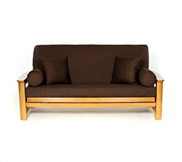 Lifestyle Covers Brown Full Size Futon Cover