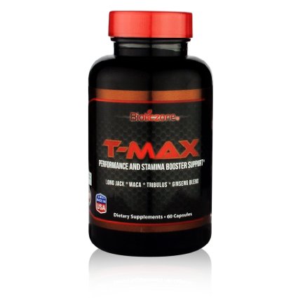 T-MAX Testosterone Booster & Natural Male Enhancement Supplement - Men's Sexual Performance, Energy & Libido Enhancer - Elevates Mood & Decreases Anxiety - Enjoy A Healthier & More Satisfying Sex Life