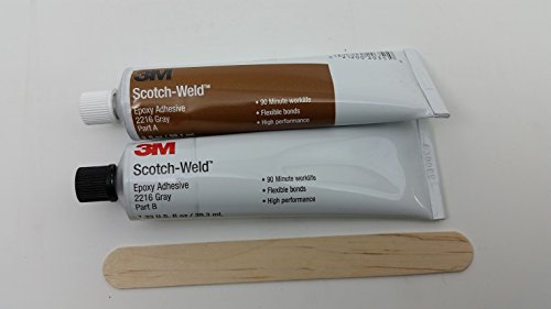 3M Scotch-Weld 2216 Epoxy Adhesive, 2 oz Tube Kit, Gray