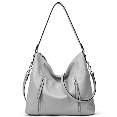 Women Soft Genuine Leather Hobo Handbags Top Handle Tote Bag Large Fashion Crossbody Shoulder Bag