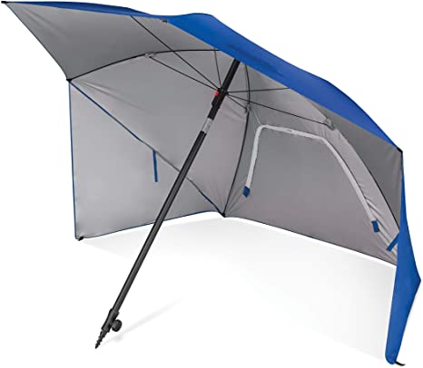 Sport-Brella Ultra SPF 50  Angled Shade Canopy Umbrella for Optimum Sight Lines at Sports Events (8-Foot)