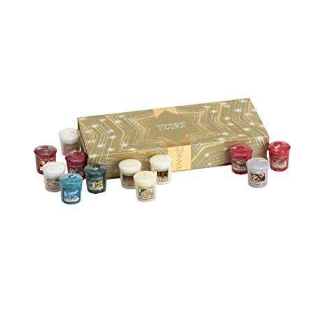 Yankee Candle Gift Set of 12 Votive Scented, Medium