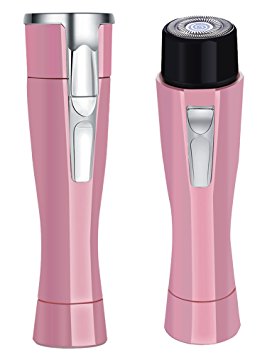 Flawless Mini Women's Painless Hair Remover, Perfect For Facial Hair Removal, Safe to Use For Any Unwanted Fine Hairs (Pink)