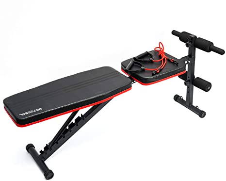 arteesol Weight Bench – Foldable Weight Bench Adjustable Fitness Bench trining at home Gym