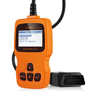 INTEY OBDII Car Vehicle Fault Code Reader Auto Diagnostic Scan Tool, Read and Clear Error Codes for 2000 or later US, European and Asian OBD2 Protocol Vehicle