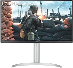 LG 27UP650 Monitor 27" UltraHD 4K LED IPS HDR 400, 3840x2160, 5ms, AMD FreeSync 60Hz, HDMI 2.0 (HDCP 2.2), Display Port 1.4, AUX, Stand Pivot, Flicker Safe, Bianco