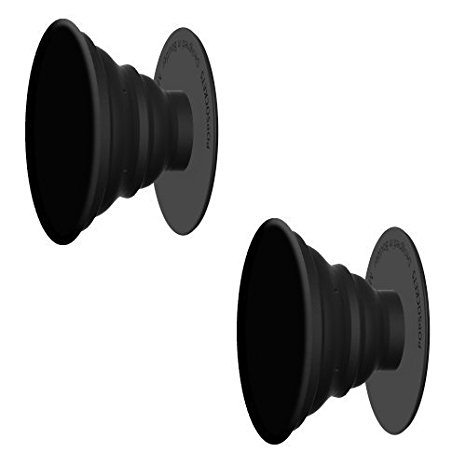 Popsockets Black x 2 units ( Anti Drop Smartphone Grip / Kickstart / wrap )