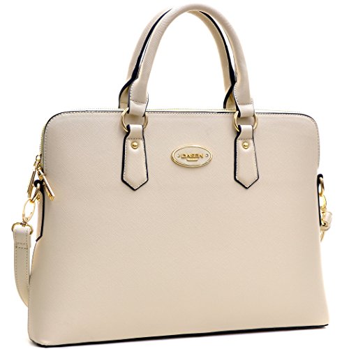 DASEIN Women Slim Handbag Designer Purse Briefcase Satchel Top Handle Laptop Shoulder Bag