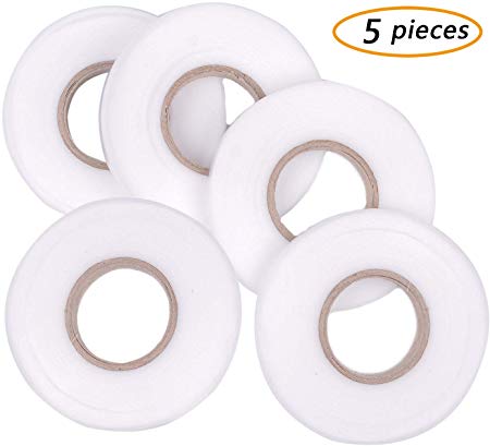 GCOA 5 Pieces Hem Tape Fabric Fusing Tape Iron-on Hemming Tape Roll 10MM 20MM Wide for Clothes, 80 Yard/Roll