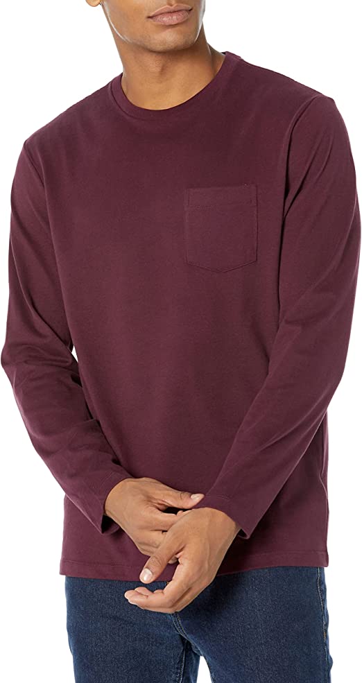 Amazon Essentials Men's Regular-Fit Long-Sleeve T-Shirt