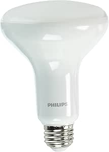 PHILIPS Dimmable BR30 Bulb Soft White Light/Warm glow effect 65W replacement 7.2w LED