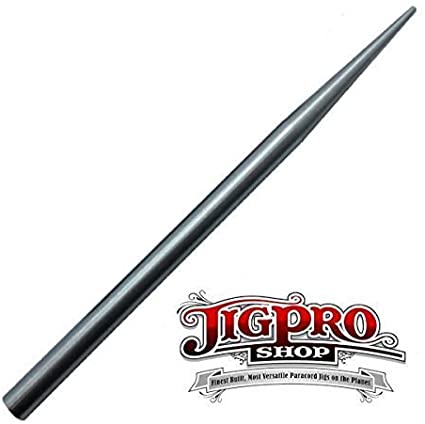 (2 Pack) of Jig Pro Shop Stainless Steel 3 1/2" 550 Type III Paracord Fid, Lacing, Stitching Needles