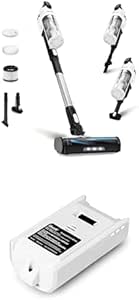 LEVOIT Cordless Vacuum Cleaner, Black & White LVAC-200 Cordless Vacuum Cleaner Replacement Battery, 2200mAh, Up to 50 Minutes Runtime