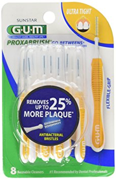 GUM Proxabrush Go-Betweens Cleaners, Ultra Tight, 8 Count