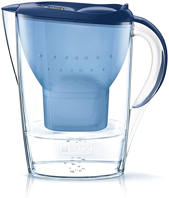 Brita Cool Blau Marella Water Filter Jug Maxtra , Fridge Fit Size, Blue