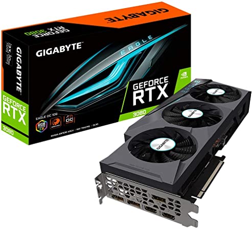 Gigabyte GeForce RTX 3080 EAGLE OC 10GB GDDR6X Graphics Card