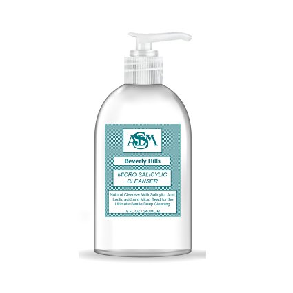 Acne Cleanser- Salicylic Acid Cleanser, Lactic Acid, Tea Tree | Asdm Beverly Hills