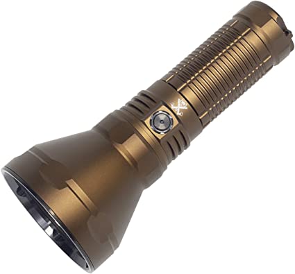 ThruNite Catapult Pro Rechargeable Flashlight, SFT70 LED, 1005 Meters Throw, 2713 High Lumens Bright Searchlight, Long Beam Distance Spotlight for Hiking, Camping, and Hunting - Desert Tan