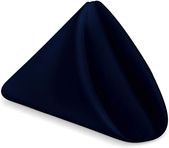 Utopia Home Restaurant Cloth Napkins 17 x 17 Inch - Blue - (Pack of 24)