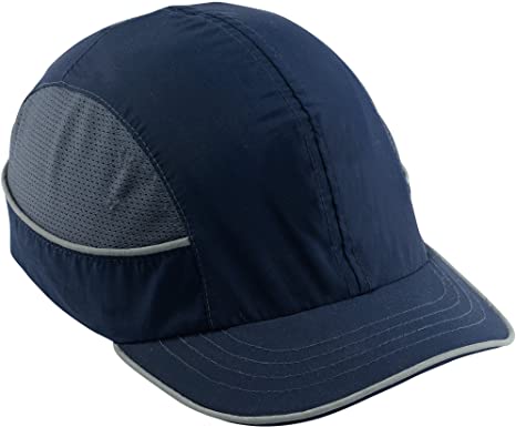 Safety Bump Cap, Baseball Hat Style, Comfortable Head Protection, Short Brim, Skullerz 8950