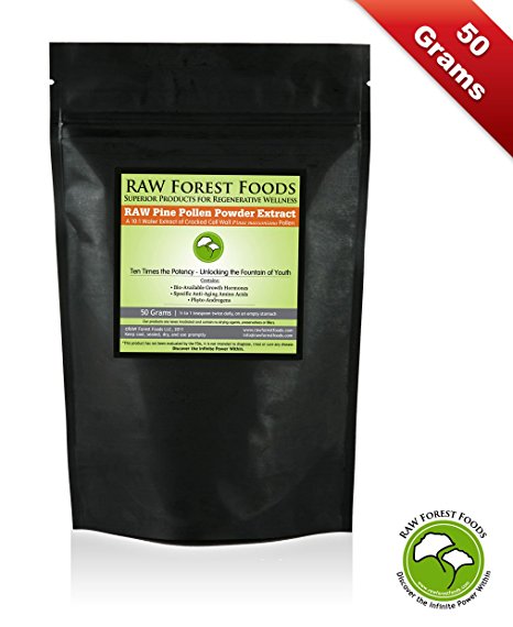 Raw Forest Foods Pine Pollen Extract Powder