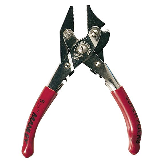 Manley 2006 Pliers with Teflon and Vinyl Grip, 6 1/2-Inch