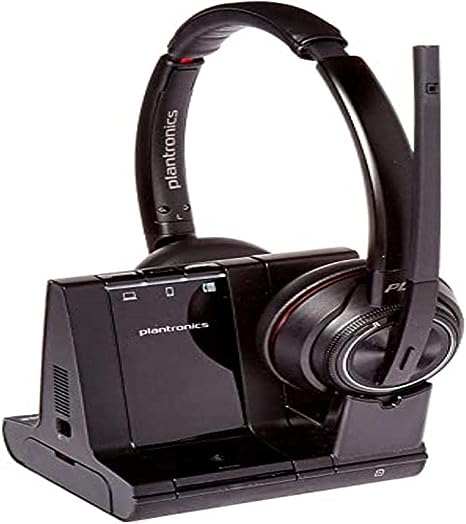 Plantronics 207326-01 Savi 8220M Wireless DECT Headset System Voip Phone and Device
