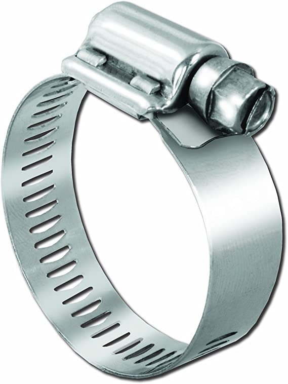 Pro Tie 33509-20 SAE Size 56 Range 3-1/16" To 4" Heavy Duty All Stainless Hose Clamp, 20 Pack,