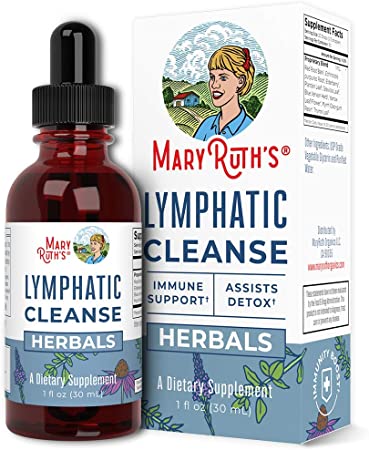 Organic Lymphatic Blend by MaryRuth’s | Herbal Blend Lymphatic Support with Red Root Bark, Echinacea & Elderberry | Lymphatic Support Supplement Provides Antioxidants & Immune Support