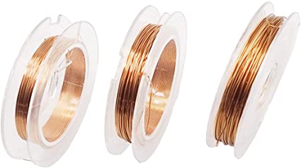 Enameled copper wire 3 kinds of specifications, 10 meters per roll for make science project, 4WD motor rotor winding