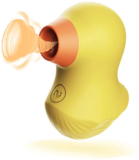 Mr Duckie Clitoral Sucking Vibrator for Clit Nipple Stimulation with 7 Suction Levels, Souvenir for Lovers, Rechargeable Sucker Sex Toys for Women Solo Play