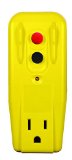 Tower Manufacturing 30439005 3-Wire GFCI Outlet Adapter Yellow