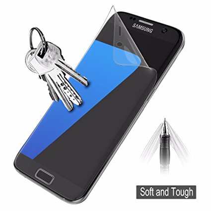 Galaxy S7 Edge Screen Protector[Not Glass], YaSaShe 2Pcs Plastic TPU Soft Film for Galaxy S7 Edge Screen Protector HD Clear Screen Protector for Samsung Verizon Sprint AT&T Galaxy S7 Edge