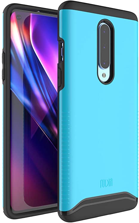 TUDIA Rugged Drop Protection Merge Series Designed for OnePlus 8 Case, V2 Dual Layer Heavy Duty Phone Case Cover for OnePlus 8 [NOT Compatible with Verizon Version] (Blue)