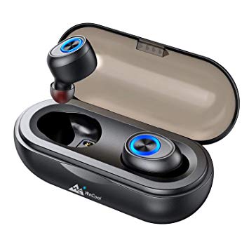 WeCool MOONWALK IP010-Mini Bluetooth True Wireless Earbuds or True Wireless Earphones for Stereo Music and Wireless Earpods for Android with 36 Hrs Playtime or Bluetooth Earbuds with Rich Bass ,and Recharge Case