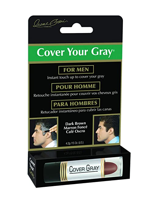 Cover Your Gray for Men Hair Color Touch-Up Stick - Dark Brown