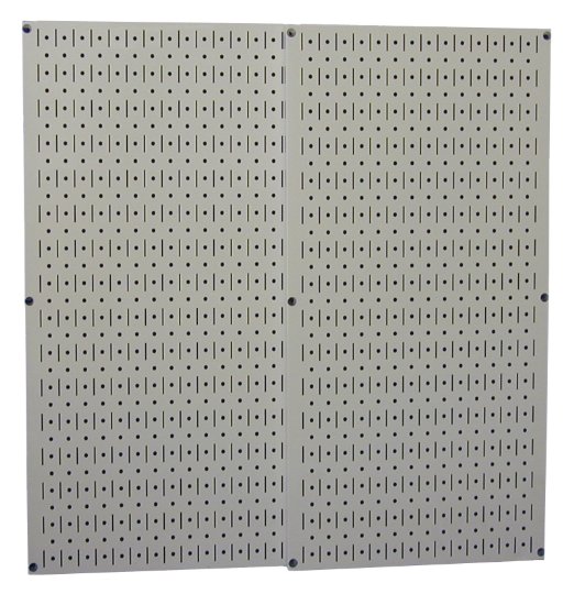 Wall Control 30-P-3232G Gray Metal Pegboard Pack