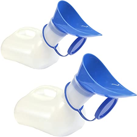 1000ml Mens/Womens Male Female Universal Outdoor Camping Travel Toilet Container Urine Bottle x 2 Urinals