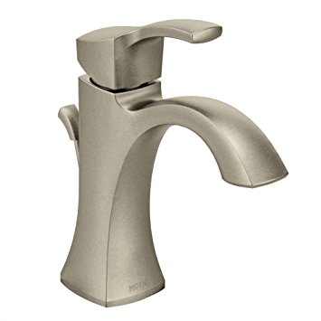 Moen 6903BN Voss One-Handle High Arc Bathroom Faucet, Brushed Nickel