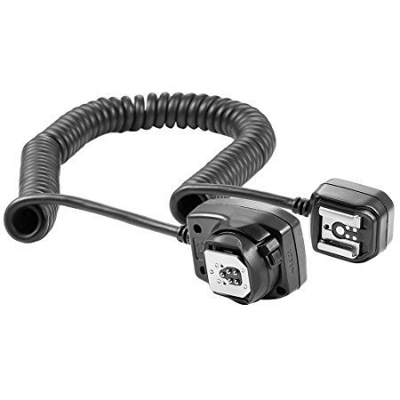 Neewer 9.8 feet/3 m E-TTL E-TTL II Off Camera Flash Speedlite Cord for Canon EOS 5D Mark II III,6D,5D,7D,60D,50D,40D,30D,300D, 100D,350D,400D,450D,500D,550D,600D,650D,700D,1000D,1100D