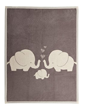 Arus Baby Turkish Cotton Blend Blanket Elephant 30x40 inches