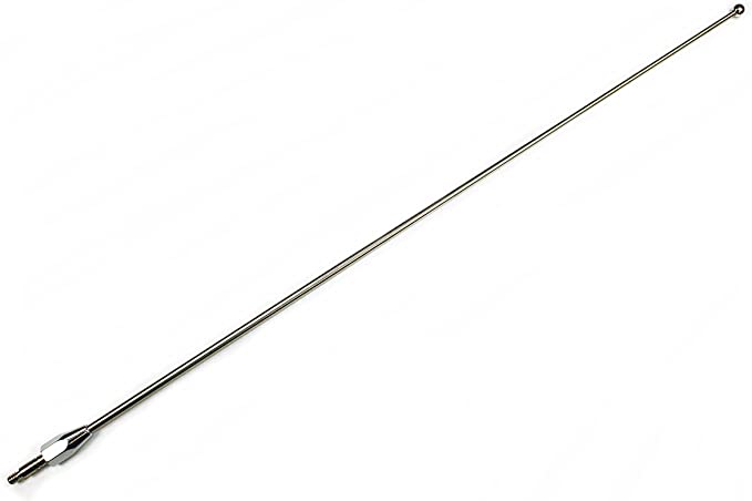 AntennaMastsRus - 21 Inch Stainless Antenna is Compatible with Dodge Ram Truck 1500 (2009-2022) Spring Steel