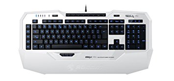 ROCCAT ISKU FX Multicolor Key Illuminated Gaming Keyboard, White