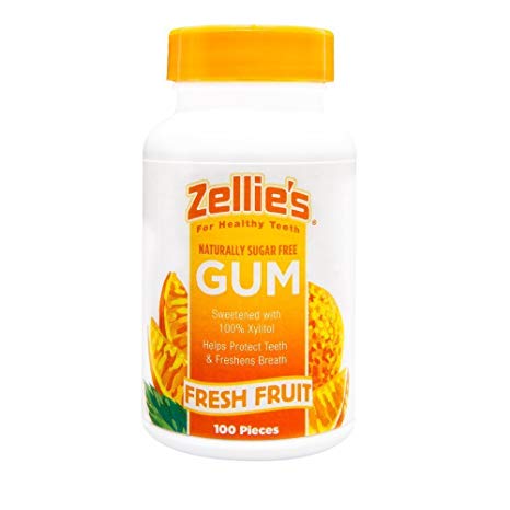 Zellies, Gum Fresh Fruit, 100 Count