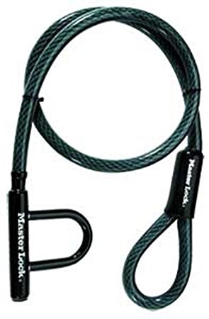 Master Lock 8156DPS High Security Cable with U-Lock