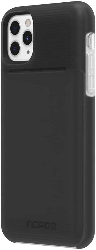 Incipio Stashback Wallet Case for iPhone 11 Pro Max with Heavy Duty Credit Card Compartment - Black