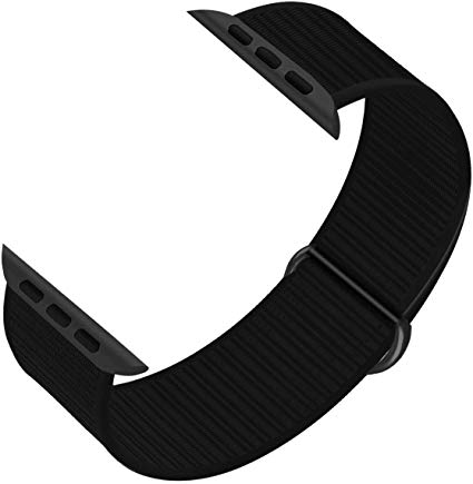 INTENY Sport Band Compatible for Apple Watch Band 38mm 40mm 42mm 44mm, Soft Lightweight Breathable Sport Band, Strap Replacement for iWatch Series 5, 4, 3, 2, 1